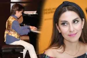 Fidan Hacıyevanın oğlu Ulu öndərə mahnı bəstələdi