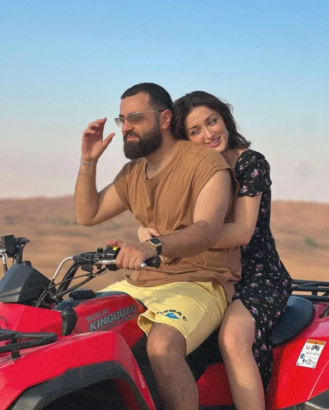 Günelin nişanlısı ilə Safari tətili