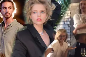 Corc rus aktrisanın qarşısında köynəyini çıxardı