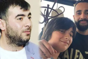 Hüseyn Həsənov Rəşad Dağlının oğlu ilə...