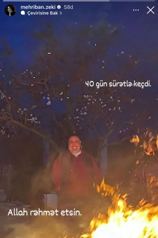 “40 gün sürətlə keçdi...”