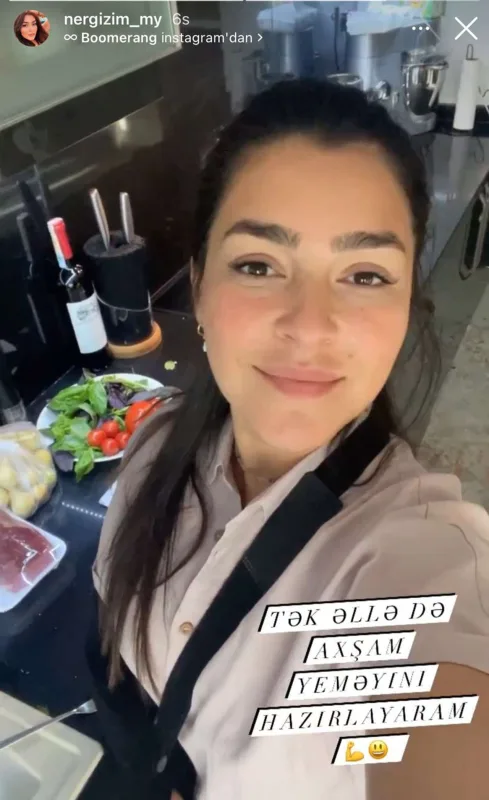 Xanımının qolu zədələndi