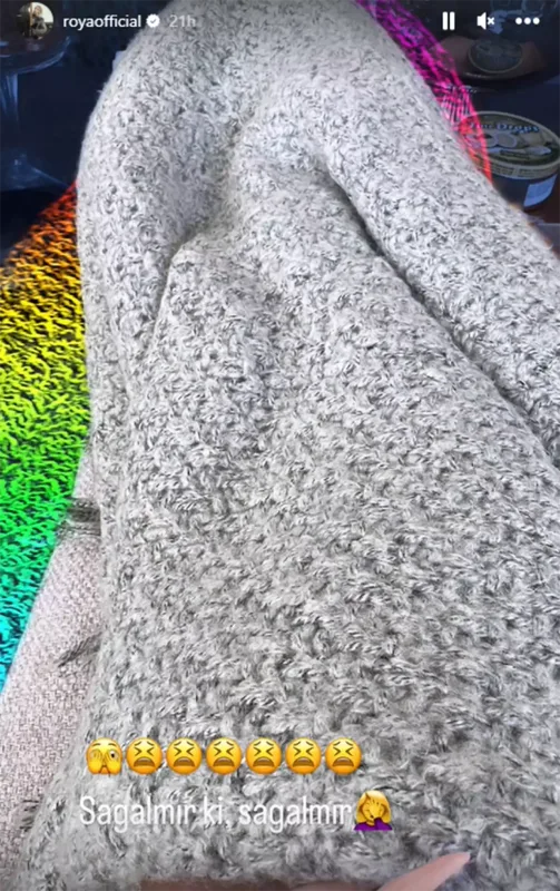 Röya Ayxan sağlamlığından yazdı