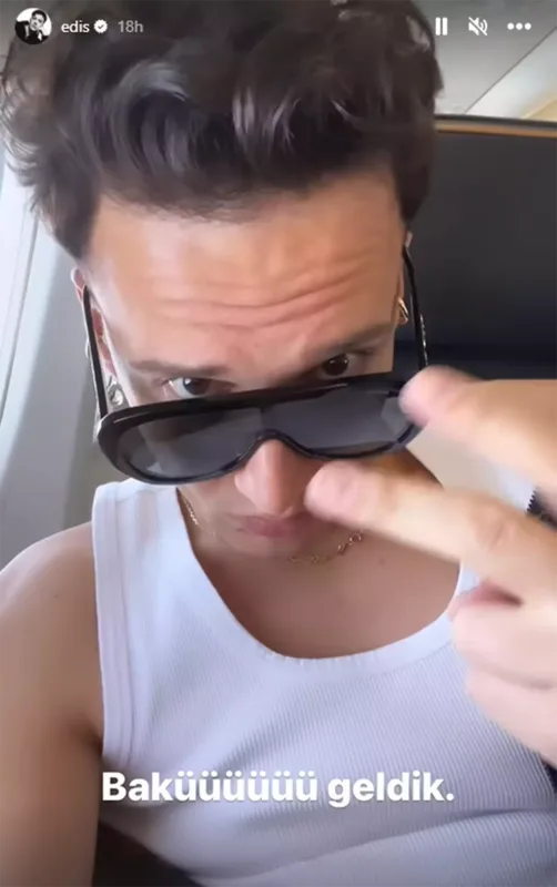 Edis Bakıdakı paylaşımları ilə diqqət çəkdi