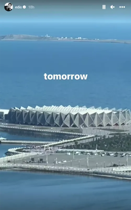 Edis Bakıdakı paylaşımları ilə diqqət çəkdi