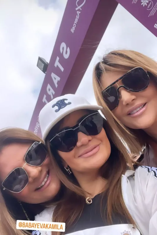 Məşhurlar Bakı marafonunda...