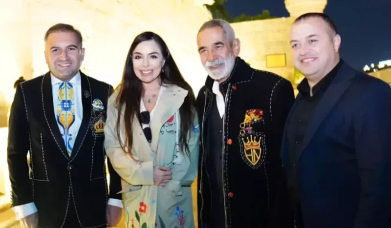 Turqay Tanülkü Leyla Əliyeva ilə bir arada
