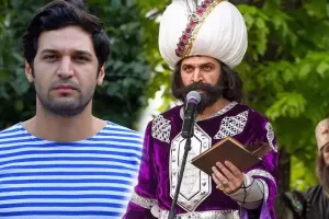 Şah İsmayıl obrazında...