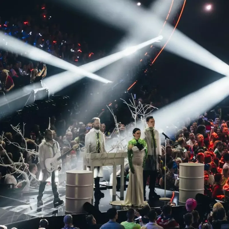 Avroviziyadan qalan kadrlar...