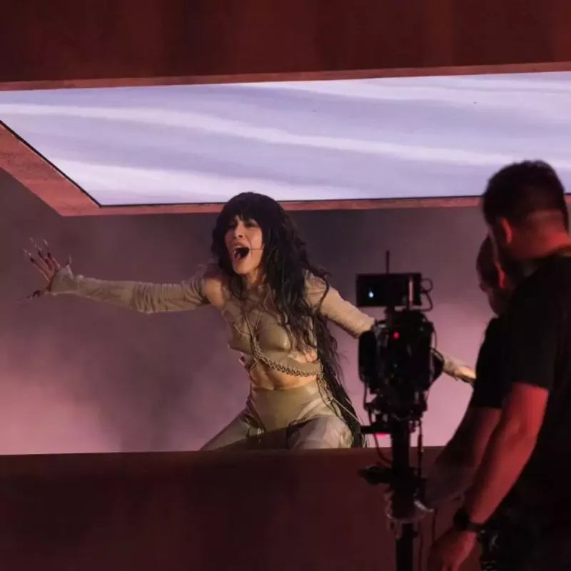 Avroviziyadan qalan kadrlar...