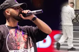 Diqqət çəkmək üçün küçədə belə gəzdi