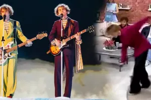 Az qala efirdə yıxılacaqdı - Video