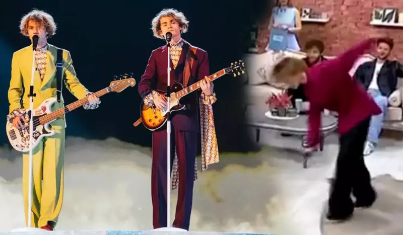 Az qala efirdə yıxılacaqdı - Video