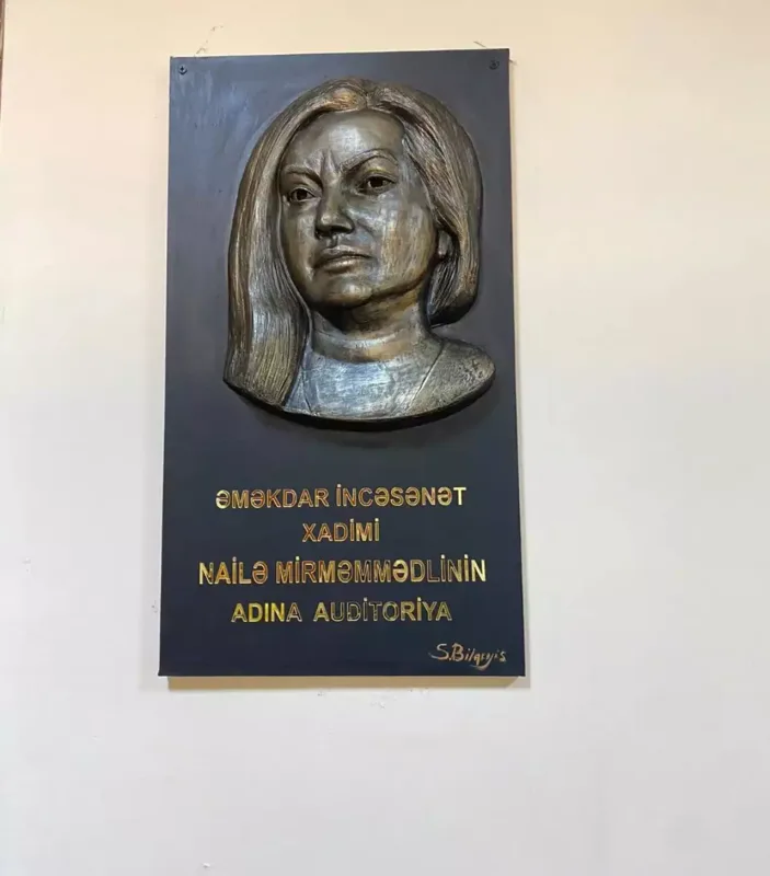 Nailə Mirməmmədlinin barelyefi qoyuldu