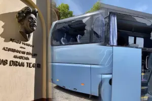 “Rus Dram”ın qastrol avtobusu qəzaya düşdü