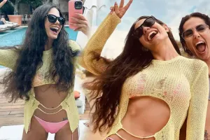 Demetdən bikinili pozalar