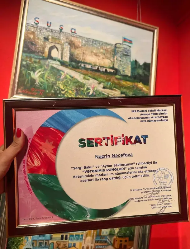 Mələkxanımın qızı təltif etdilər