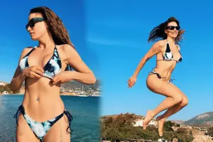 Serenayın 5 minlik bikinisi