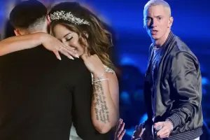 Eminemin 30 yaşlı qızı evləndi