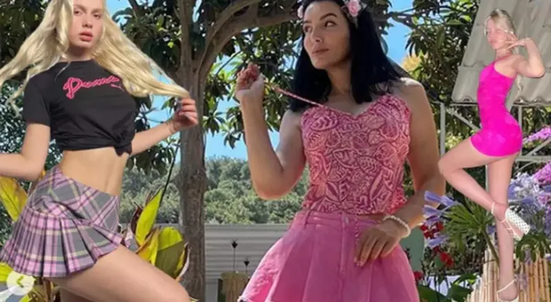 Aleyna Tilki və anası "Barbie" tərzində