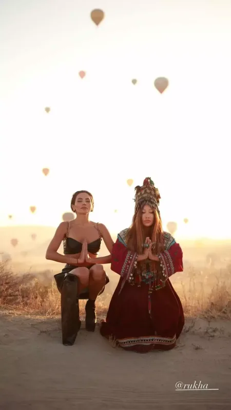 Günay Musayeva Kapadokiyada