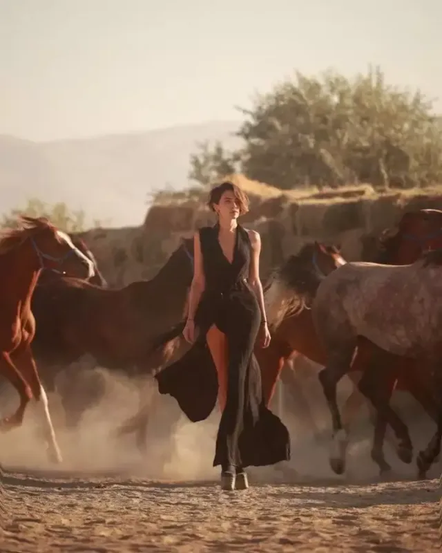 Günay Musayeva Kapadokiyada