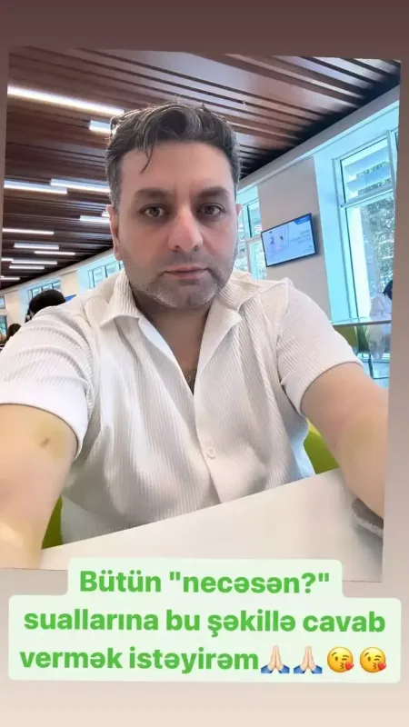 Əməliyyat olunan Elcanın son halı