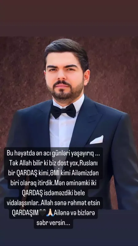 "Nikosayağı"nın həyat yoldaşı: "İki qardaş belə vidalaşmaq istəməzdi"