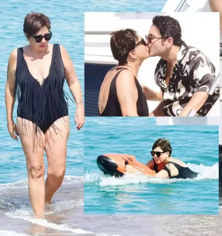 Sevgilisi ilə yaxtada dodaq-dodağa