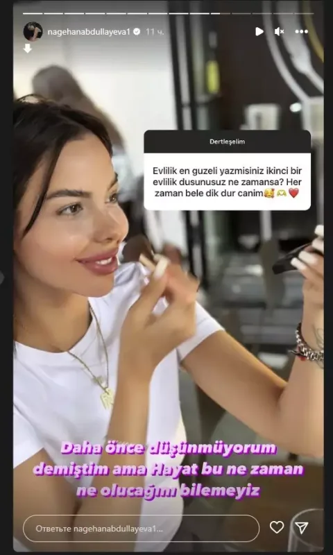 İkinci dəfə ailə qurması ilə bağlı sualı cavablandırdı