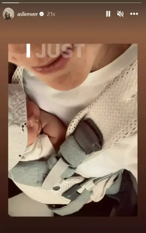 İlk dəfə qızının üzünü göstərdi