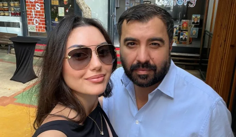 Safura və həyat yoldaşı qızlarını birinci sinifə yola saldı