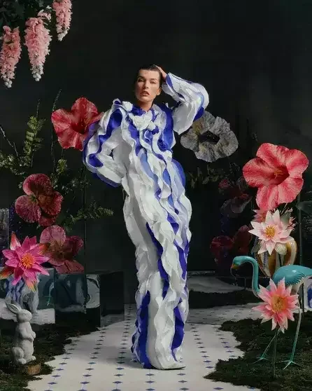 Qızı ilə birgə kamera qarşısına keçdi