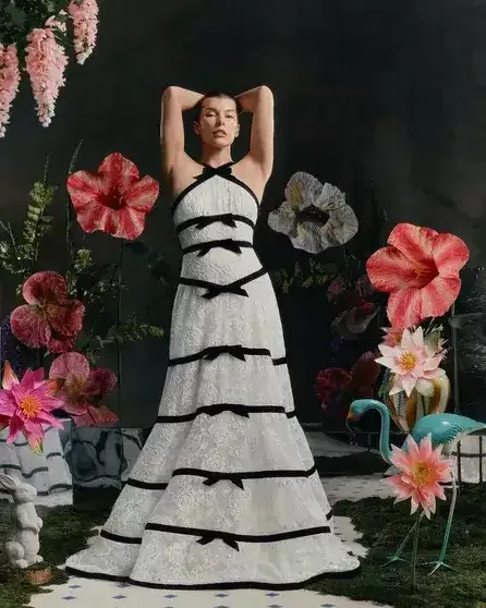 Qızı ilə birgə kamera qarşısına keçdi