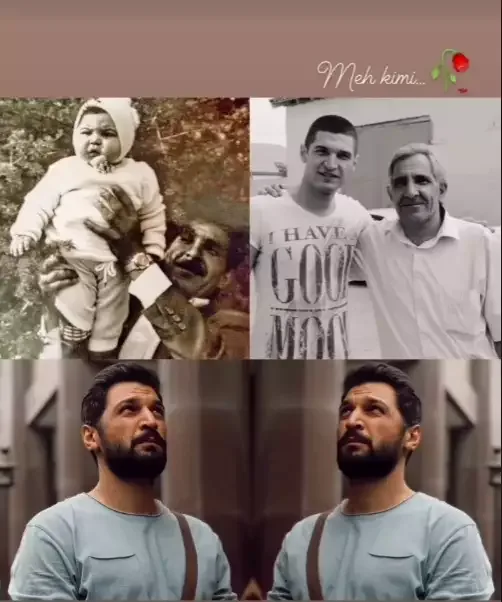 Azərbaycanlı aktyordan vəfat edən atası ilə bağlı paylaşım