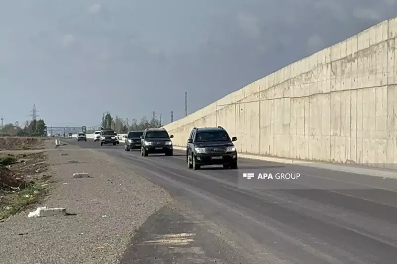 Qarabağın erməni sakinlərinin nümayəndələri Yevlaxa gəlir - Foto - Video