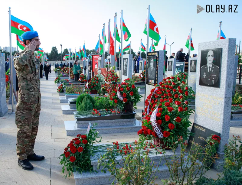 Canını Vətən uğrunda fəda edənlər - Anım Günündən fotoreportaj