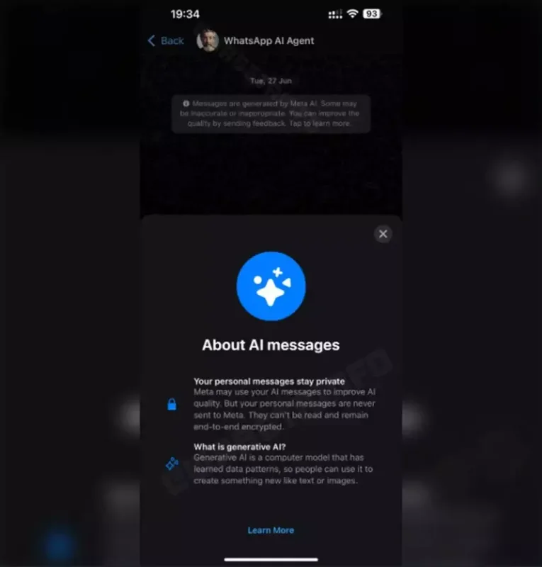 "WhatsApp"-da süni intellekt funksiyası: Daha maraqlı olacaq