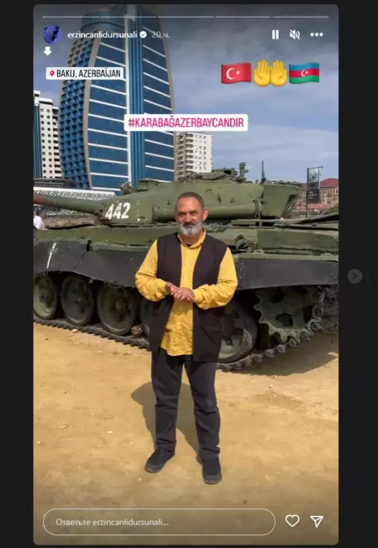 Türkiyəli məşhur Qənirə Paşayevanın məzarını ziyarət etdi