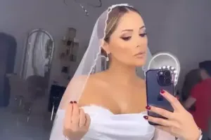 Nigar Camal gəlinlikdə