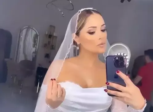 Nigar Camal gəlinlikdə