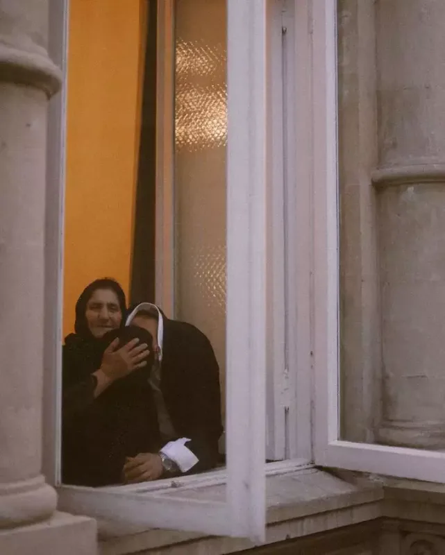 Coninin nənə və babası ilə fotosessiyası