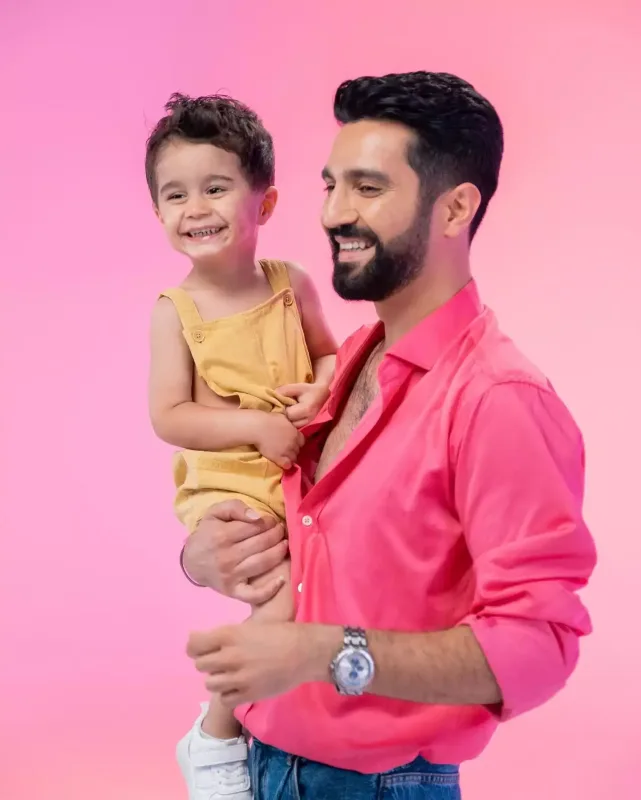 Oğlunun 3 yaşını bu sözlərlə təbrik etdi