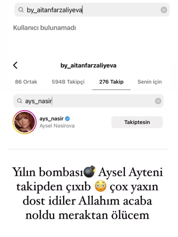 Dostluqları bitdi!