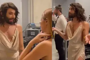 Nigar Konçitayla görüşdü