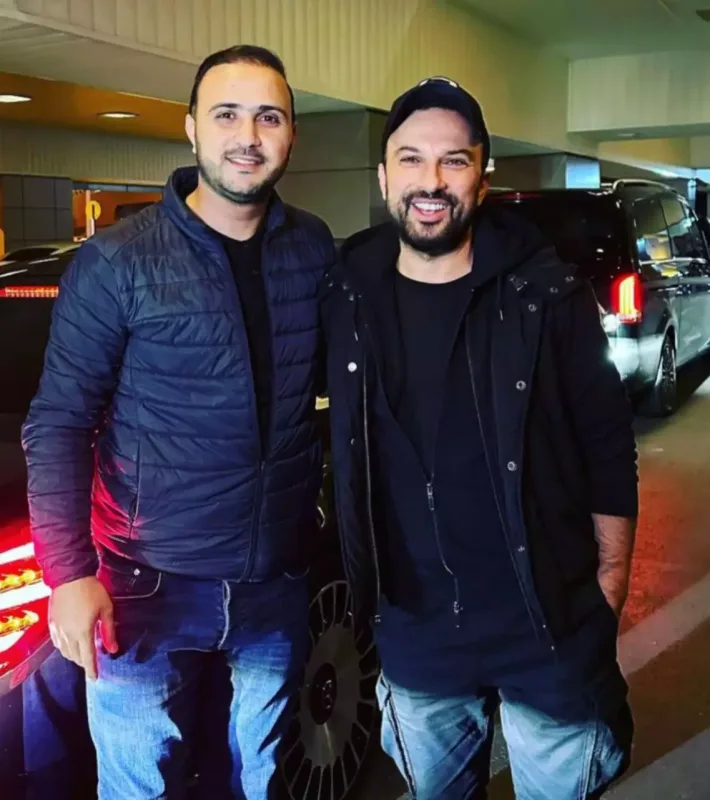 Tarkanla fotolarda “görüşdü”