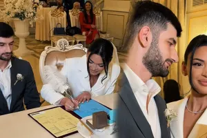 Razinin nikahından ilk görüntülər