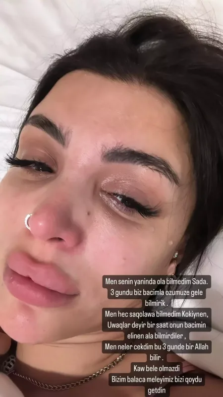 “Sənin yanında ola bilmədim”