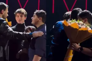 Övladları Eminin Bakı konsertində səhnəyə çıxdılar