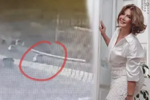 Gülüstan Əliyeva qəzaya düşdü - VİDEO